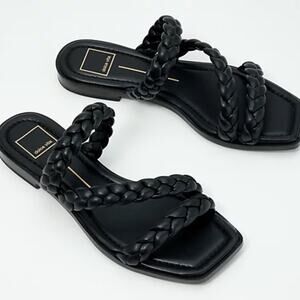 Dolce Vita Iman Braided Strap Slide Sandals Size 10